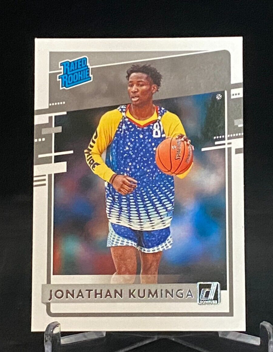 2021-22 Chronicles Draft Picks Donruss Rated Rookie #30 Jonathan Kuminga