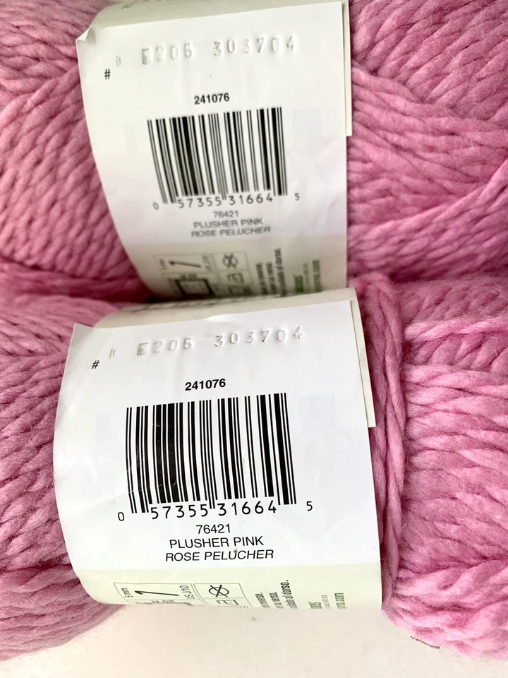 2 - Hilo grueso para bebé colmena de patones - rosa plusher - 3,5 oz / 100 g Foto 4 de 4