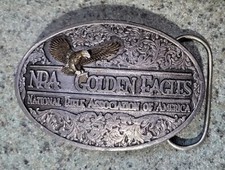 NRA Golden Eagles Belt Buckle 1994 Limited Edition 940492