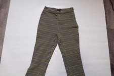 Urban Outfitters  green plaid, high waisted, flare pants size 6