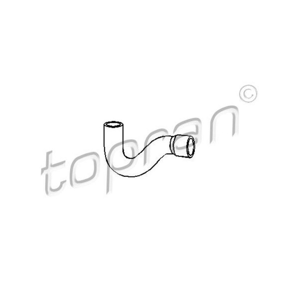 Topran KüHlerschlauch KüHlleitung MotorküHler Oben FüR Opel Corsa B 205 717-image
