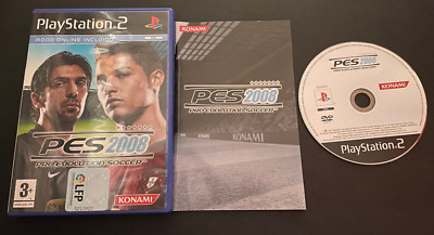 Pro Evolution Soccer 2008 PS2 Play Station 2 PAL ESPAÑOL