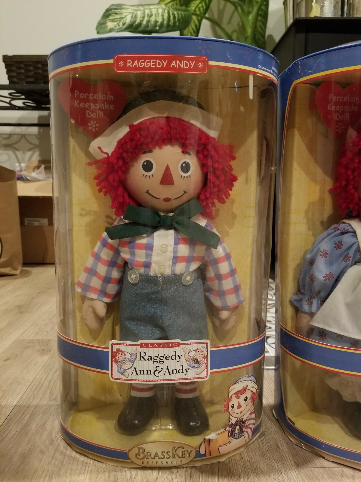 raggedy ann porcelain keepsake doll