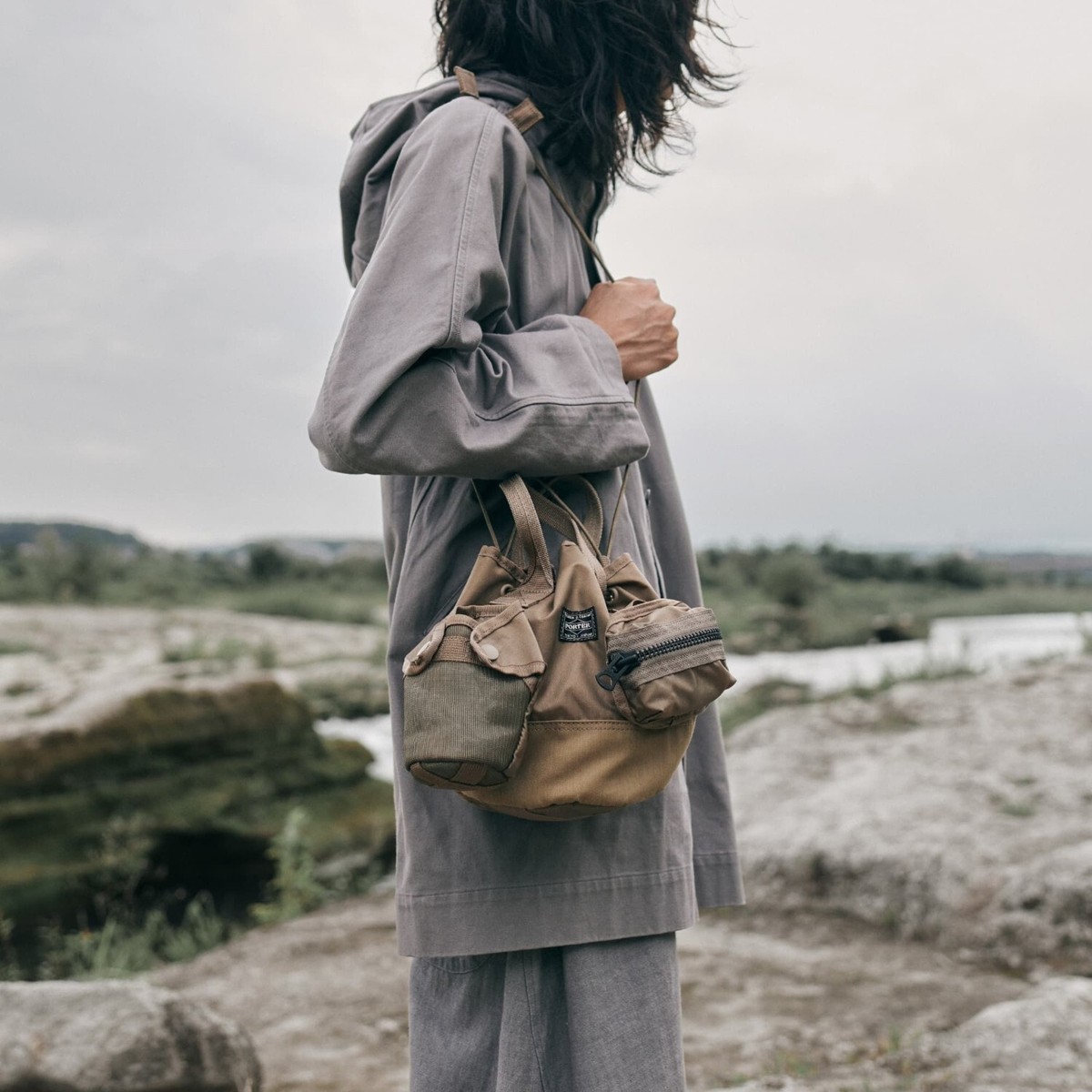 ASK availability First) PORTER / ALL SCARF TOTE with POUCHES from