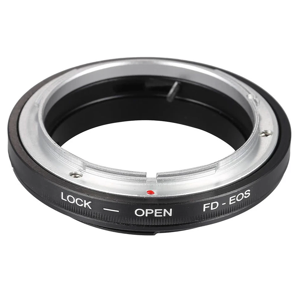 1 x Lens Mount Adapter For Canon FD Lens to EOS EF Camera Tube Mount Ring Kit - Image 3 of 4