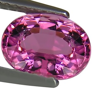 1.95 Ct Natural Pink Tourmaline Gemstone Pink Color Oval Cut
