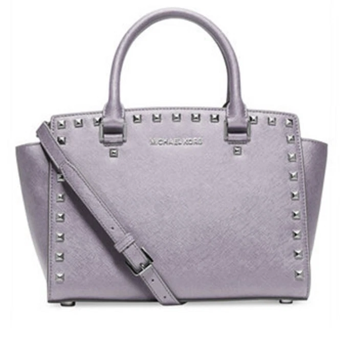 NWT Michael Kors Selma Satchel Lilac