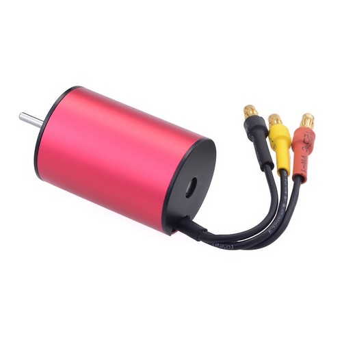 KingVal 2435 3300/4500KV Motore brushless impermeabile + 35A ESC per auto 1/16 1/18 RC - Foto 5 di 11
