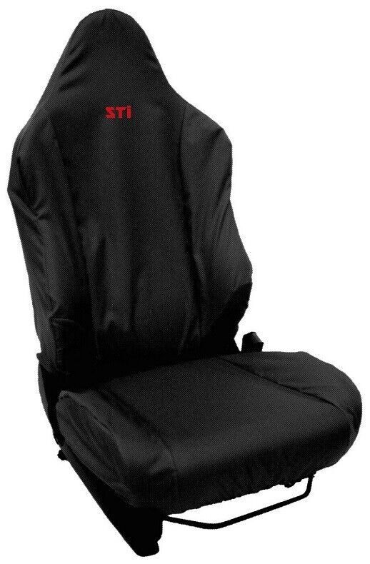 EMBROIDERED CAR SEAT COVER TO FIT SUBARU FORESTER & IMPREZA STI WRX PRODRIVE JDM