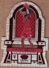 2019-20 CROWN ROYALE AIR TO THE THRONE RED #8 COBY WHITE/STEVE NASH #46/49