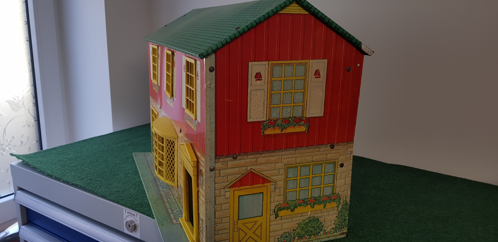 Antique rare doll house, doll house made of tin Germany 1930 eBay