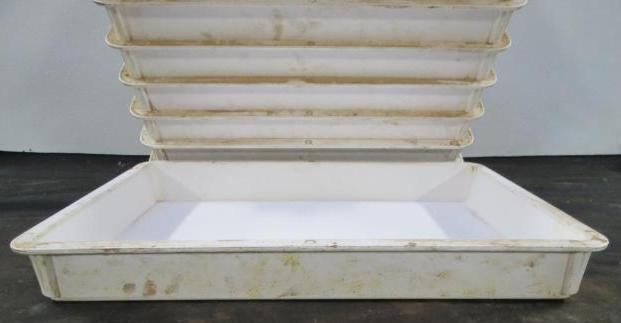 Plastic Pan 16 x 24 x 3 dough tray doughmate pizza stacking proofing