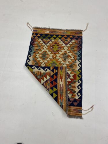 Super Kelim Kilim Afghan Orientteppiche (90 x 60 cm) Handgewebt Top - Bild 4 von 4