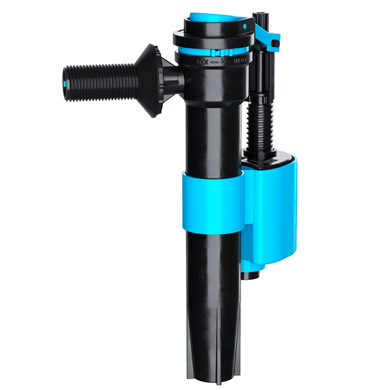 Toilet Cistern Fill Valve Bottom or Side Entry 1/2" BSP Adjustable