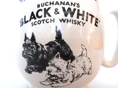 Buchanan's Black & White Scotch Whisky * Design James Green Wasser Kännchen Krug