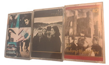 U2 Cassettes Lot Of 3 - The Joshua Tree, Achtung Baby, The Unforgettable Fire