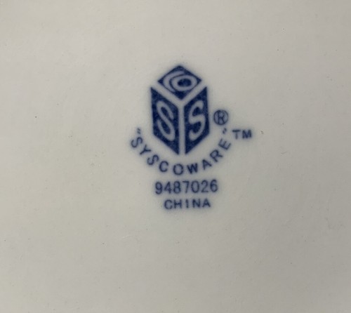 2 SYSCOWARE 9487026 White Rimmed Soup/Salad Bowl Restaurant Ware 8.75" - Picture 9 of 10