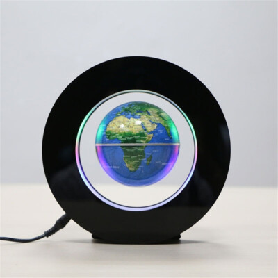 YANGHX Floating Globe World Map 4inch Rotating Magnetic
