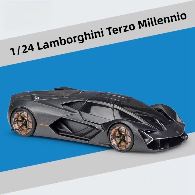 Lamborghini Terzo Millennio escala 1:24 modelo de coche de metal juguetes adorno IDEA DE REGALO Foto 2 de 4