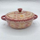 Temp-tations by Tara Old World Cranberry 9 oz Ovenware Casserole Ramekin