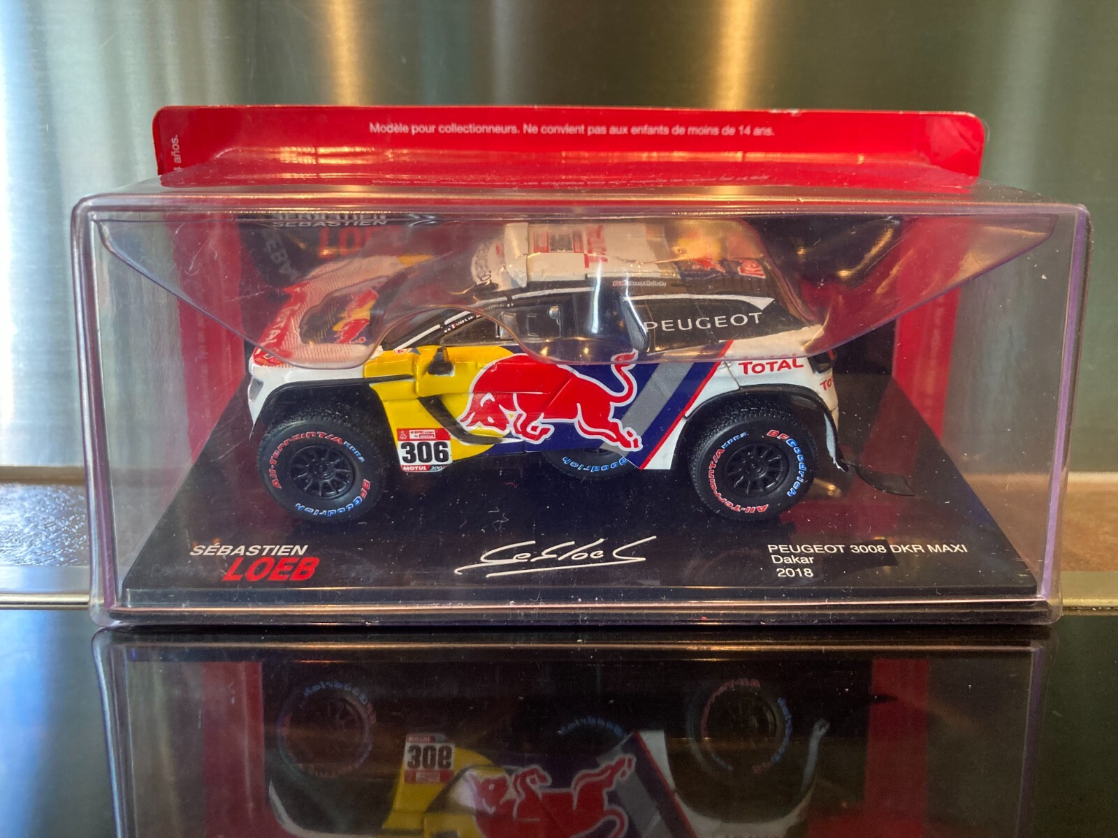 Peugeot 3008 DKR Maxi Loeb Dakar 2018 Altaya 1/43 pour revivre l'émotion du rallye-raid