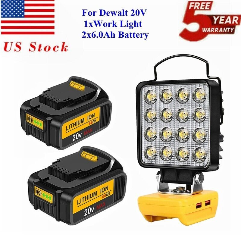 Lighting Tower Cordless LED Work Light For Dewalt 18V/20V Battery