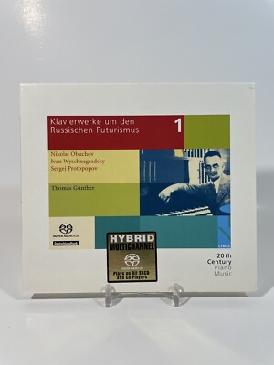SACD: Piano Works Russian Futurism Super Audio CD Hybrid Multichannel Cybele