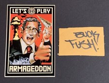 Mear One - Let's Play Armageddon - No More Bush in 2004 Sticker with BONUS