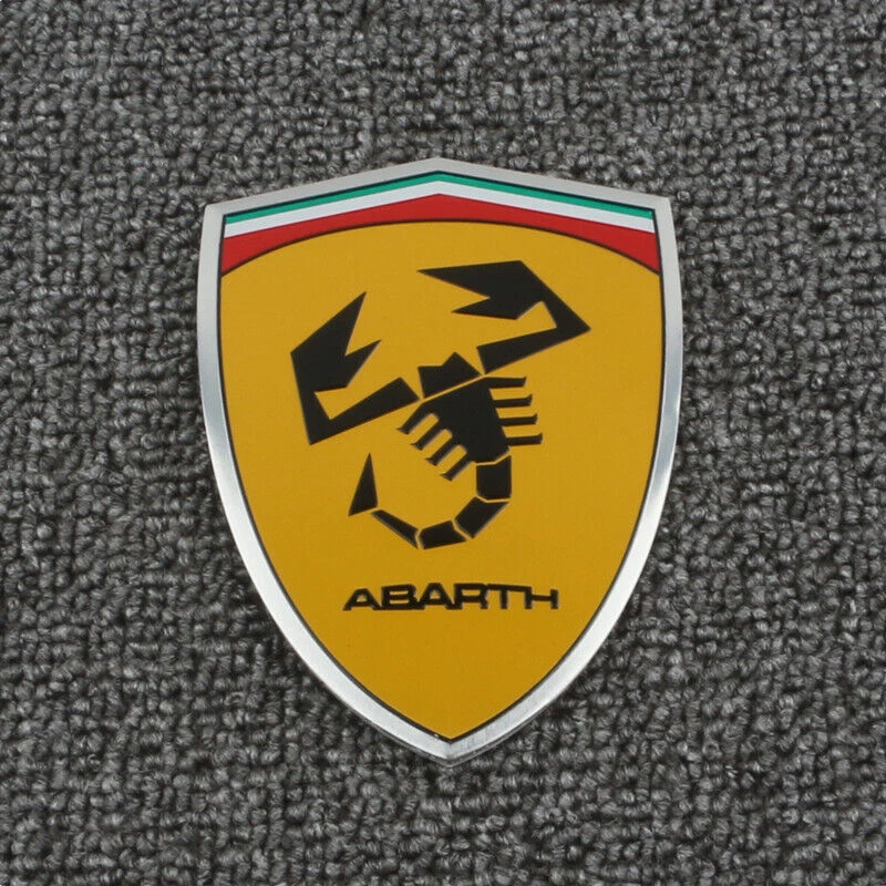 2x Insignia emblema lateral del cuerpo del guardabarros Scorpion para 124 125 595 695 Punto Bravo ABARTH Foto 3 de 3