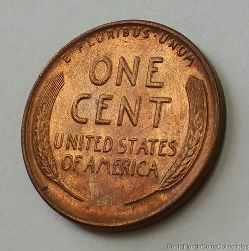1937-S Lincoln Wheat Cent Uncirculated - Picture 4 of 4