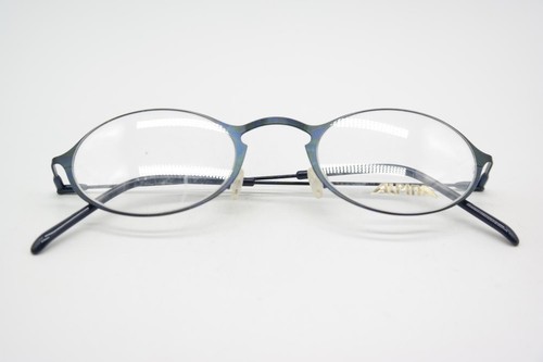 Vintage Glasses Alpina Elite IV Blue Oval Frames Eyeglasses - Picture 6 of 6