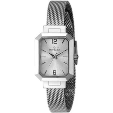 Invicta Women's Watch Angel Quartz Silver Tone Stainless Steel Bracelet 48150