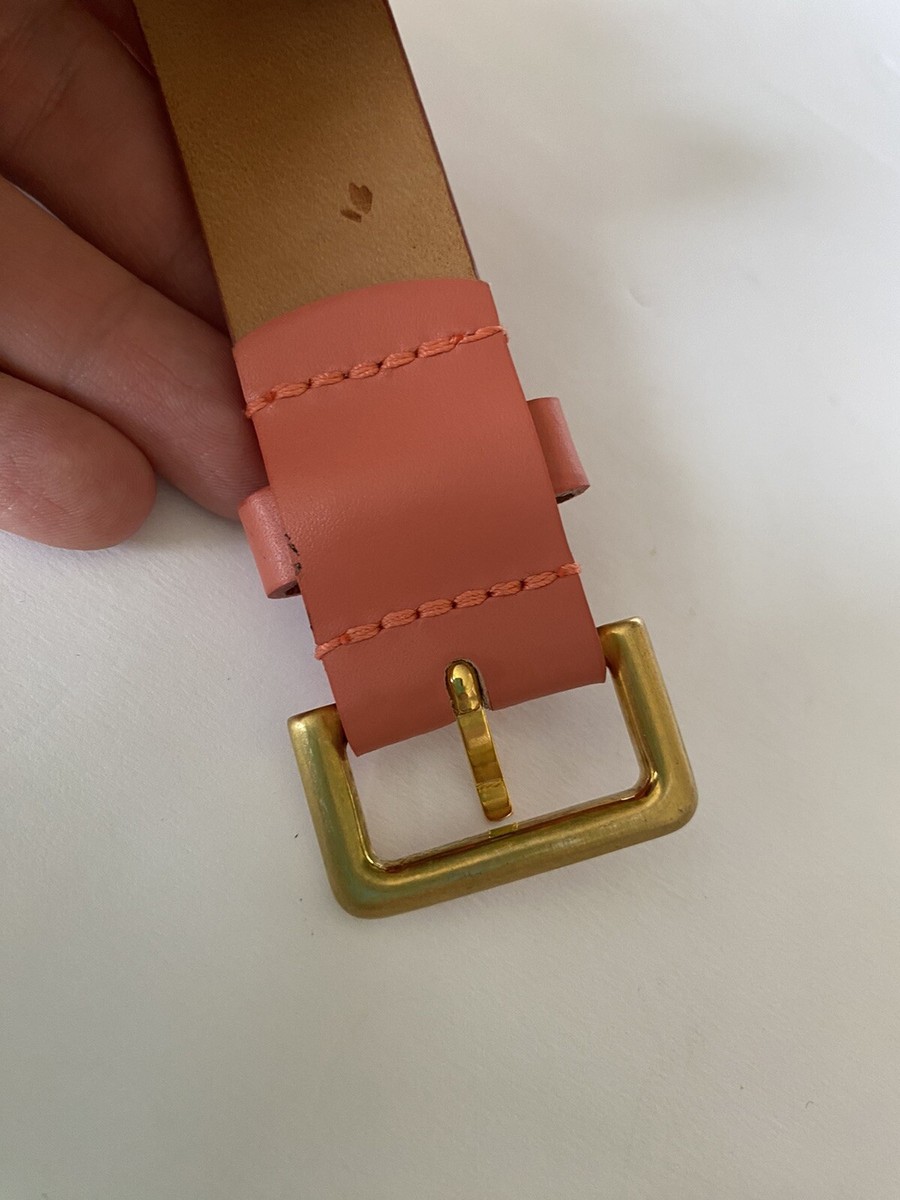 New Furla Made In Italy Women’s Genuine Leather Belt Coral Blush Size M Furla Made In Italy Women main image 3