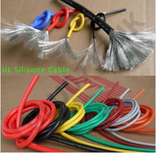 5M UL Strand Silicone Wire 12/14/16/18/20/22/24/26/28/30AWG Flexible RC Cable
