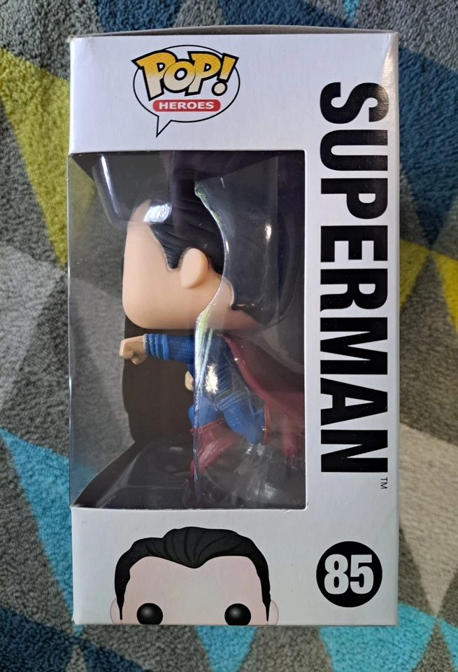 Superman Pop 85 - Batman V Superman Funko Pop! 2016 - abovedado + protector Foto 2 de 4