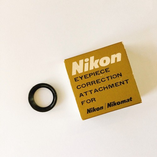 NIKON -2.0 EYEPIECE CORRECTION ATTACHMENT FOR NikonF/Nikomat/FTN in Box diopter - Picture 13 of 13