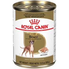 Boxer Adult Loaf in Sauce Canned Dog Food 13.5oz Wet Purebred Nutrients Royal Ca