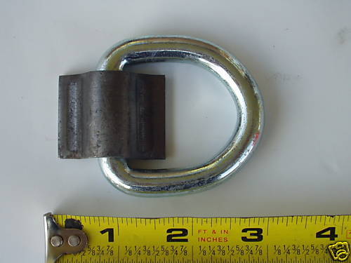 D-ring Tie Downs 10-Pack 3/8" D-Ring Weld-On Tie Downs - 5000 Lb Capacity For ATV, Motorcycle, Trailer, Truck Weld Racing Car & Truck Trailer Hitches - Foto 10