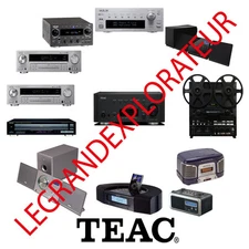  Ultimate TEAC  Repair, Service manual & Schematics       620 PDF manuals on DVD