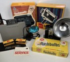 Vintage lot old cameras Poloraid 210 Kodak Movie/Koranic 960/Brownie/New Film