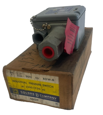 #ad NEW SQUARE D 9012 ADW6 PRESSURE SWITCH 9012ADW6 $450.00