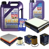 Inspektionskit Filter Liqui Moly ÖL 6L 5W-40 FüR Opel Astra J Caravan 2.0 Cdti