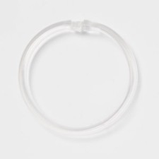 Plastic Shower Rings Clear