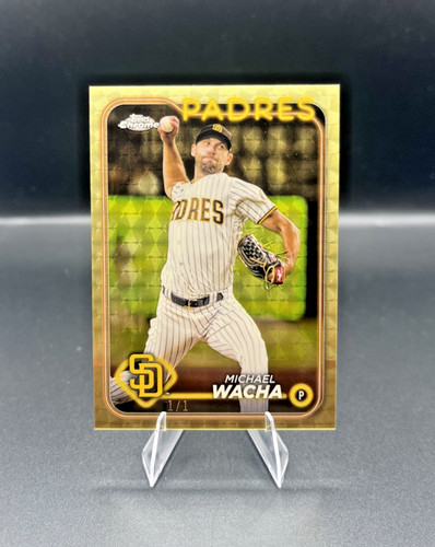 2024 Topps Chrome Color Match Superfractor 1/1 Michael Wacha Padres