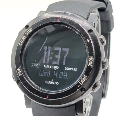 SUUNTO Core ABC Watch Altimeter Barometer Compass Black 49mm New Battery