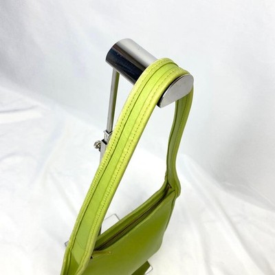 美品✨vintage coach エルゴ　バッグ　9020 USA製　Green COACH Ergo 9020 Shoulder Bag Lime Green Leather USA Vintage Women