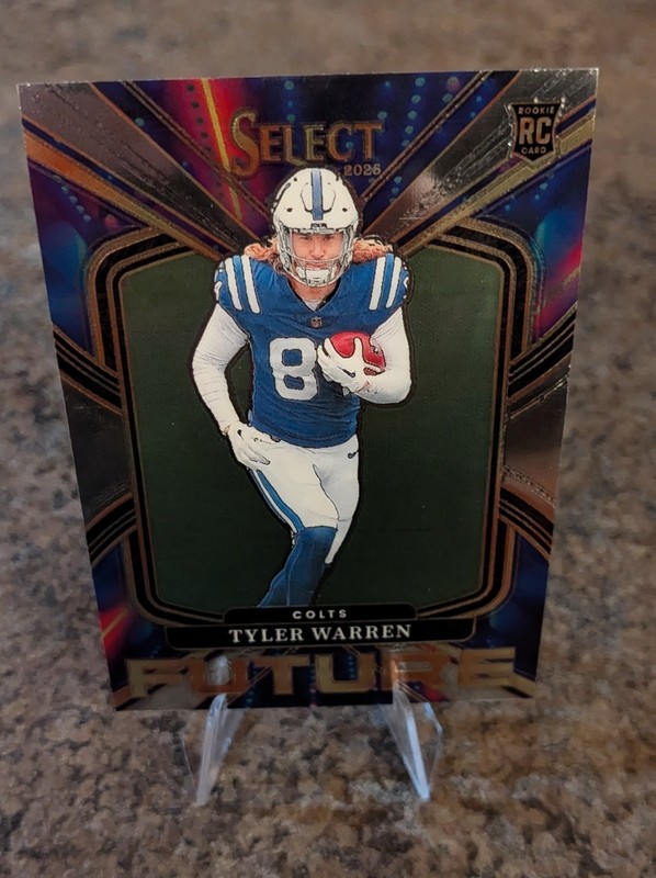 Panini Select 2025 Select Future Tyler Warren Rookie Insert #9 Colts