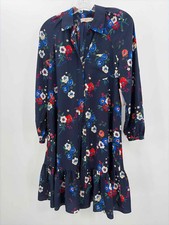 Pre-Owned Tory Burch Navy Size 4 Knee Length Long Sleeve Dress