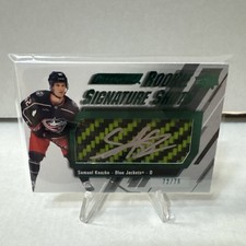2023-24 Upper Deck Engrained Samuel Knazko Signature Shots Auto /75