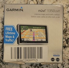 Garmin Nuvi 1300LMT Lifetime Maps Traffic Edition GPS Unit Not Tested